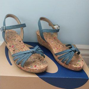 The Children's Place Girls Denim Open Toe Sandals